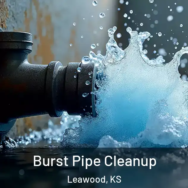  Burst Pipe Cleanup Leawood, KS