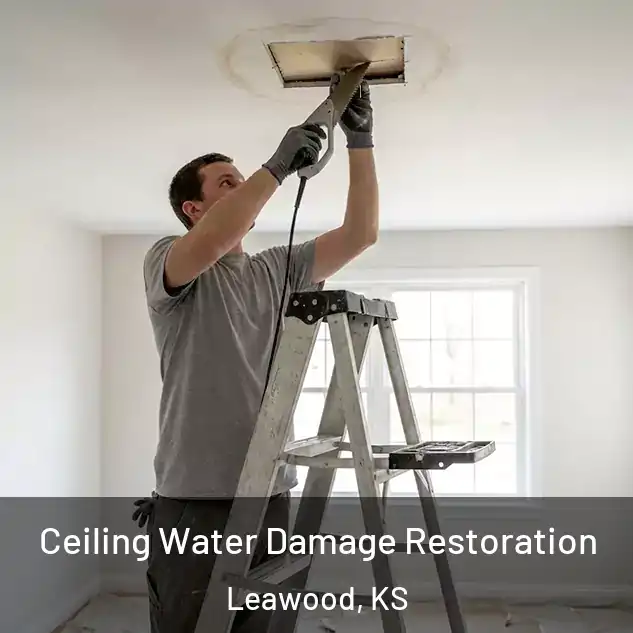 Ceiling Water Damage Restoration Leawood, KS