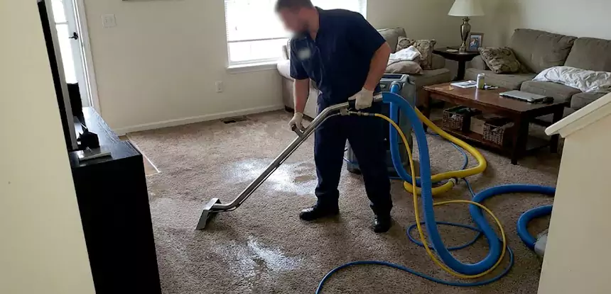 Flooded Basement Carpet Cleanup Leawood