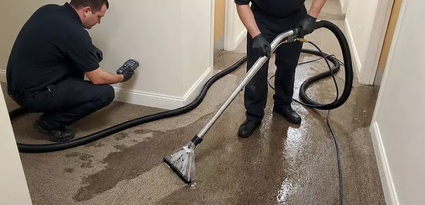 Basement Flooded Carpet Soaked Recovery in Leawood