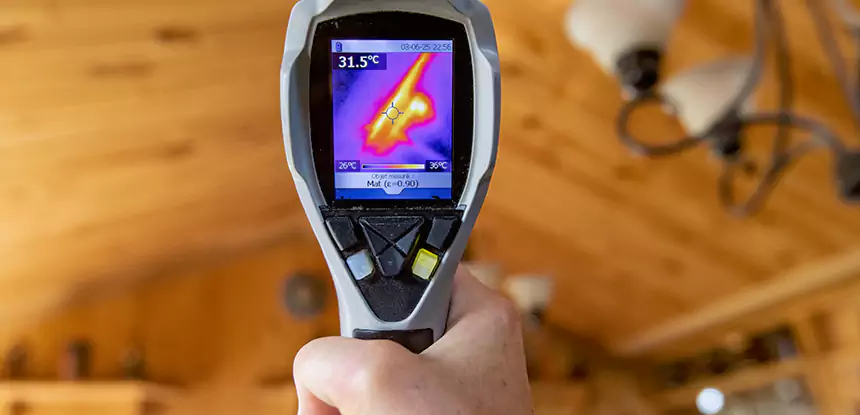 Infrared Camera Roof Leak Detection in Leawood