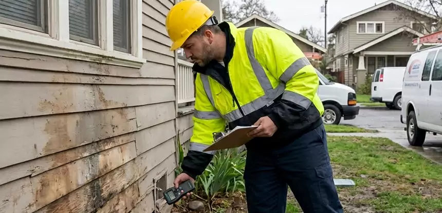 Water Damage Exterior Wall Leawood